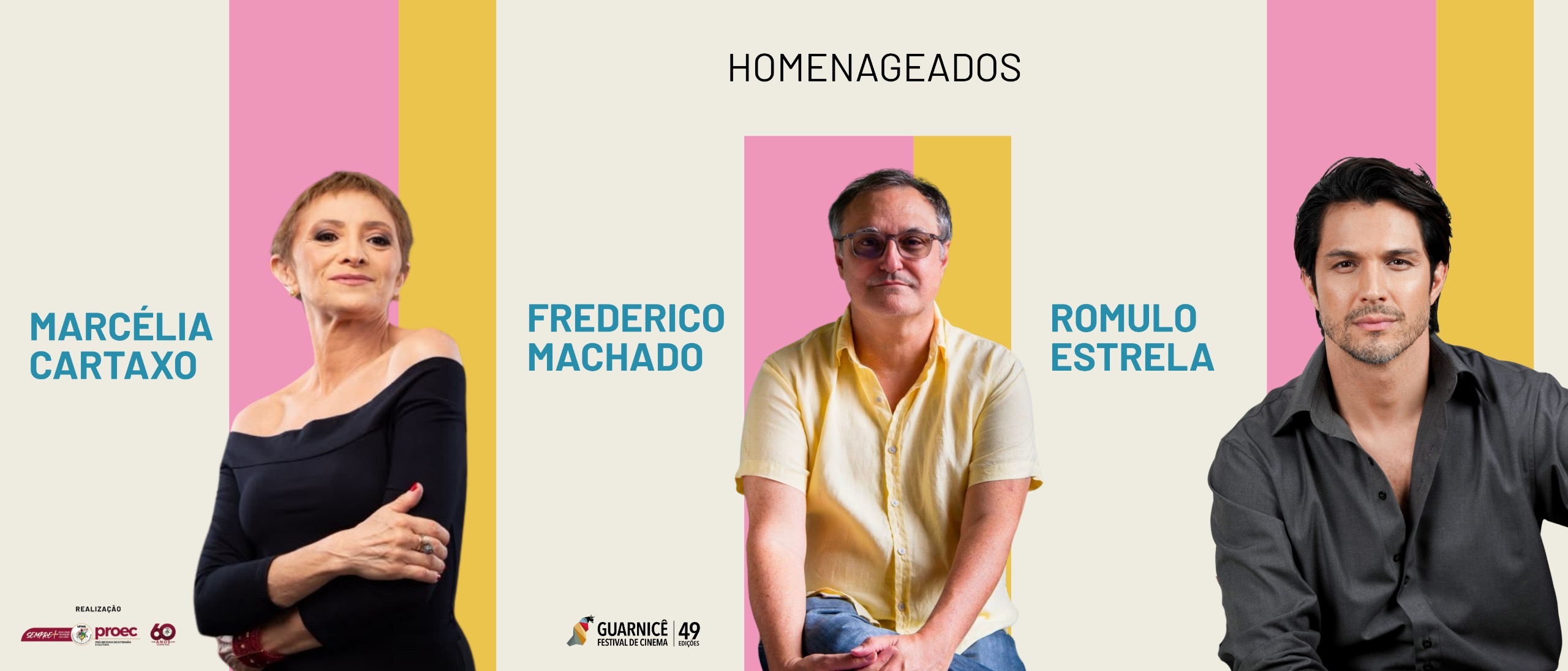 Festival Guarnicê de Cinema homenageia Marcélia Cartaxo, Frederico Machado e Romulo Estrela na 49ª edição